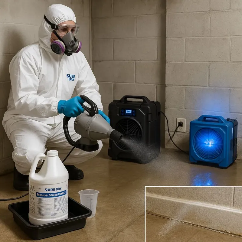 Sanitization and Odor Removal process in Elgin, TX